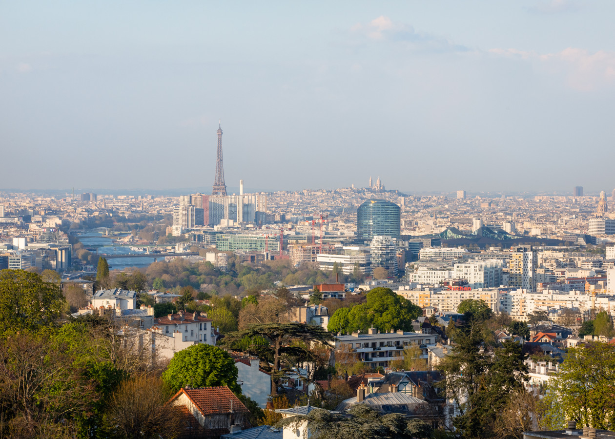 Vue sur le Grand Paris depuis Meudon