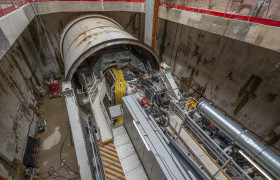 Une deuxième machine a commencé à creuser une nouvelle portion du tunnel de la ligne 16 depuis l’ouvrage Verdun
