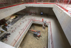 Creusement de l’espace intérieur et réalisation des niveaux souterrains de la gare Bagneux