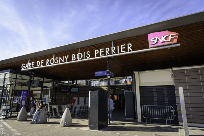 septembre 2021. Quartier de la gare Rosny Bois-Perrier